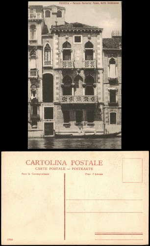 Cartolina venezia palazzo - cartolina,