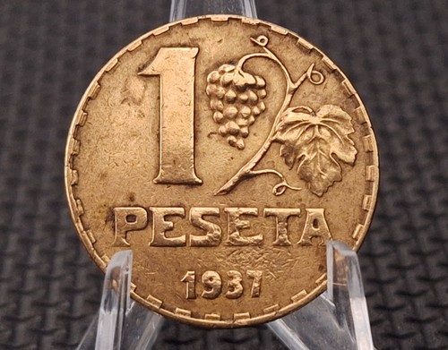 Moneda peseta de la - de,