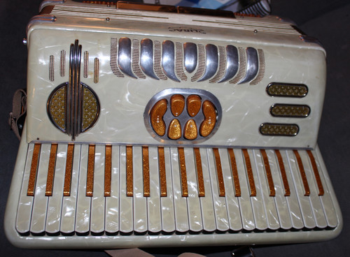 Fisarmonica lira vintage - fisarmonica,