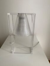 2 bajour comodino,marca Kartell modello light-air trasparente,perfette no graffi