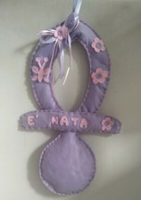 Fiocco nascita In Pannolenci 