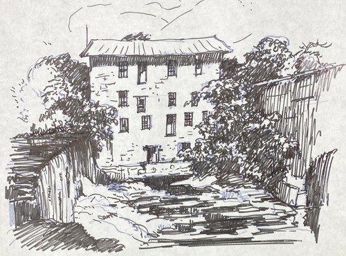 Disegno mulino norman - disegno, kent