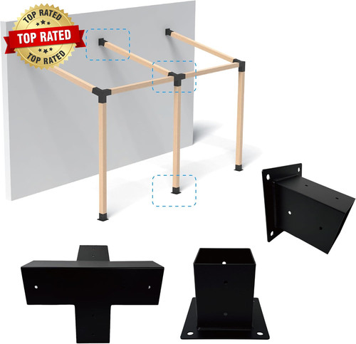 Kit staffe pergola 4x4 cui - kit,