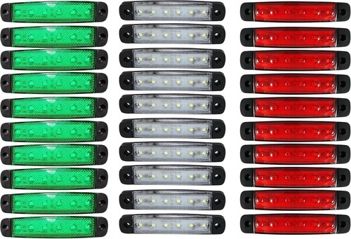 30x luci ingombro led bandiera - ingombro,