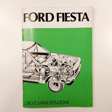 FORD FIESTA - LIBRETTO USO E