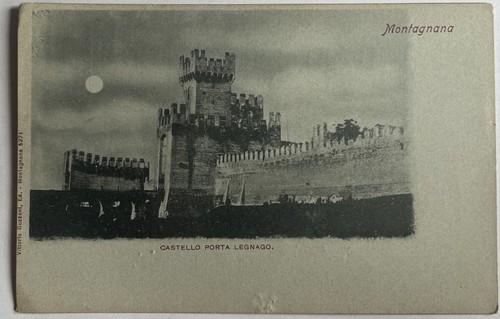 Cartolina antica montagnana - cartolina,