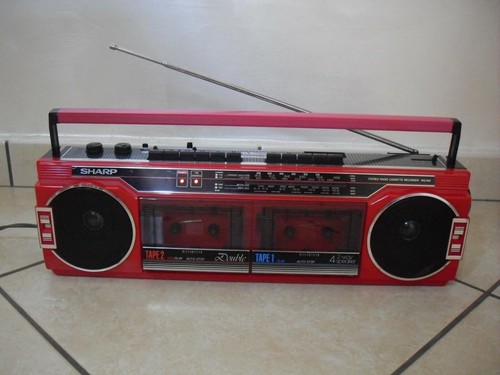 Sharp 262h boombox - wq-262h(r),