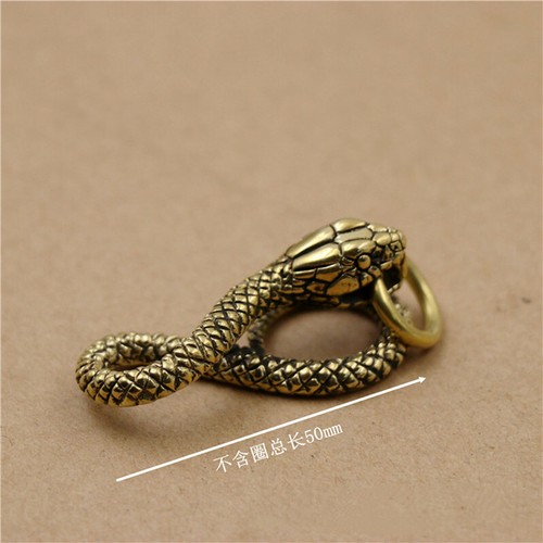 Portachiavi serpente ottone