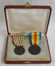 Medaglia medal medaillen in BRONZO  REDUCI PRIMA GUERRA MONDIALE1914-1918