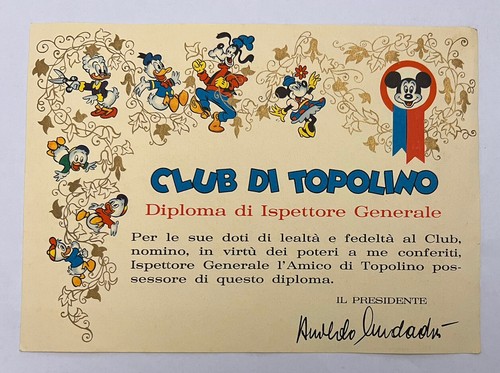 Walt disney club topolino - disney,