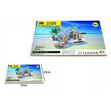 PUZZLE 3D LEGNO VILLETTA MARE
