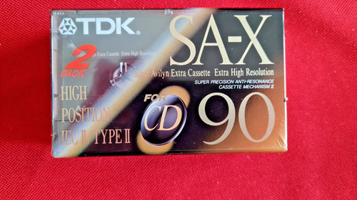 Audiocassette tdk x 90 - ►tdk,