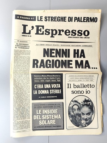 Espresso agosto 1965 - 29,