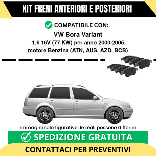 Pastiglie freno ant post vw - freno,