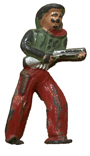 Antico giocattolo metallo - antico,