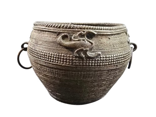 Antica ciotola rame - rame, dhokra