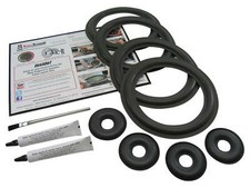 KEF Reference 105/3 Woofer Schiuma Surround Kit Riparazione Ciambella Tappi Polvere FSK-KEF104C