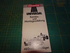 catalogo tedesco carrera slot pista macchinine universal betriebs und montageanl