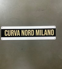 Targa in metallo Curva Nord