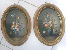 COPPIA DI QUADRETTI OVALI