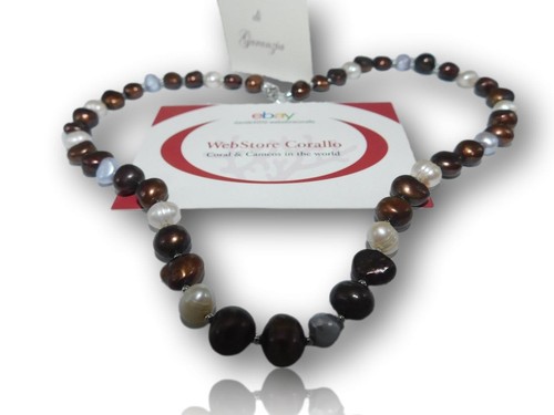 Collana perle fiume e - perle,