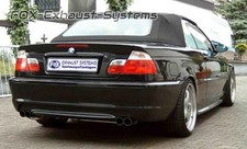 Duplex Scarico Sportivo BMW 3 Serie E46 320d Berlina/Touring/Coupé/Cabrio 2x76mm