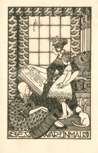 Cartolina artista marga - cartolina, d'artista