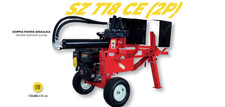 Spaccalegna SZ-T18 orizzontale motore Loncin 4 tempi a benzina 18 tonnellate