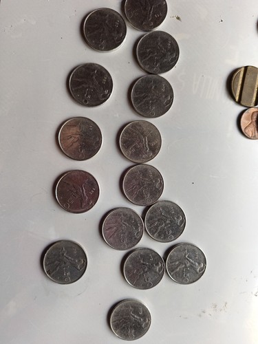 Moneta lire annate varie - 50,