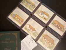 SET 6 TOVAGLIETTE E SOTTOBICCHIERI PIMPERNEL - IRISH COTTAGES