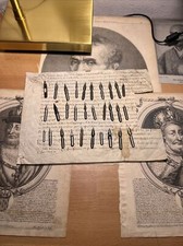 30 pz. ANTICO SET CALLIGRAFIA