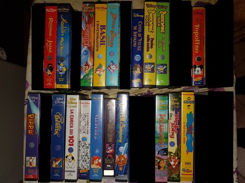 Lotto vhs originali cartoni - lotto, 19
