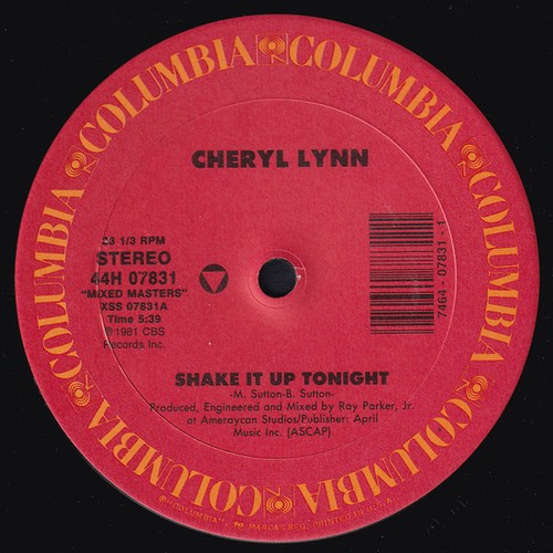 Cheryl lynn shake - shake, up