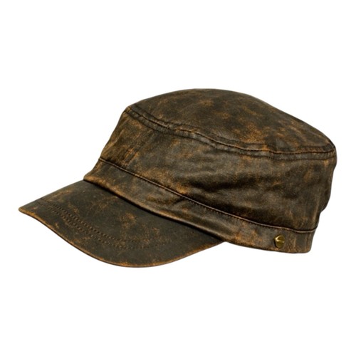 Army cap marrone - marrone, look"