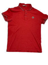 Polo rossa da donna Moncler
