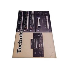 Technics Vintage Audio System Vintage Product Guide Catalogo Brochure Libro