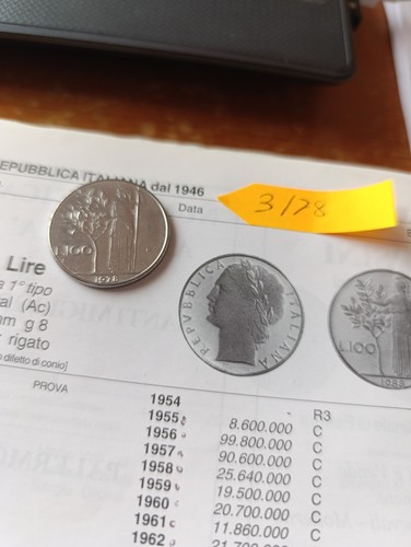 Moneta 100 lire del 1978 - moneta,