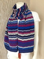 Sciarpa Multi Strisce E Zigzag