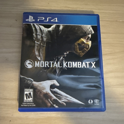 Mortal kombat ps4 - mortal, x
