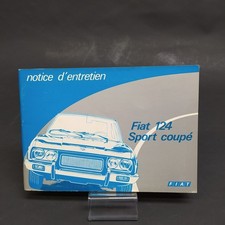 Libretto Notice d'entretien