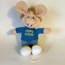 Topo Gigio Plush Mouse Pull