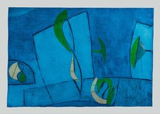 Tommaso CASCELLA - "Composizione" (B) - Acquaforte, 68 x 99 cm