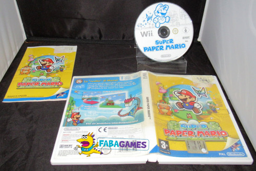 Wii super paper mario - super,
