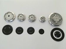 Nardi serie bruciatori e spartifiamma piano cottura 5 fuochi con tripla corona 