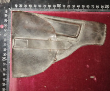 FONDINA IN CUOIO NERO POLIZIA CARABINIERI ANNI 50-60 RARITÀ