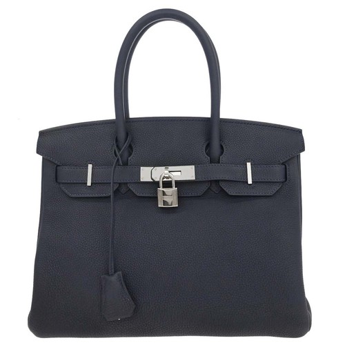 Borsa mano hermes blue nuit - a,