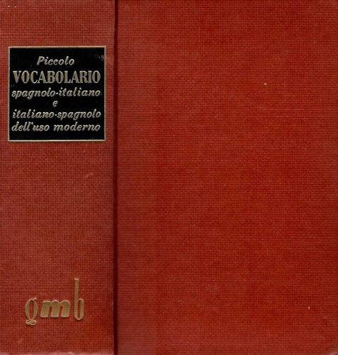 Piccolo vocabolario spagnolo - vocabolario.,
