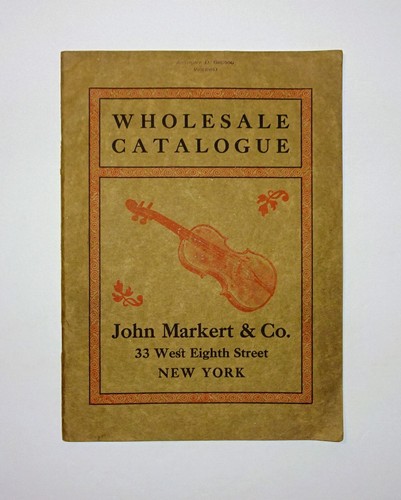 1917 antique violin catalog - 1917,
