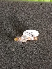 Anillo de titanio y circonia