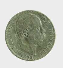 s834_11) Regno Umberto I (1878-1900) 2 Lire 1898 RARA